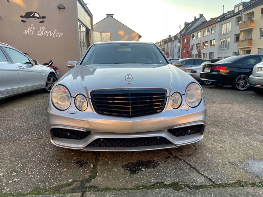 фото №11, Mercedes w211 facelift face lift бампер передній перед спойлер тюнінг