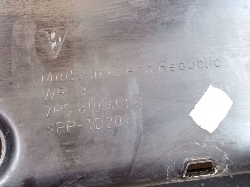 фото №6, Жабо перед передні porsche cayenne 7p ii 7p5819401b