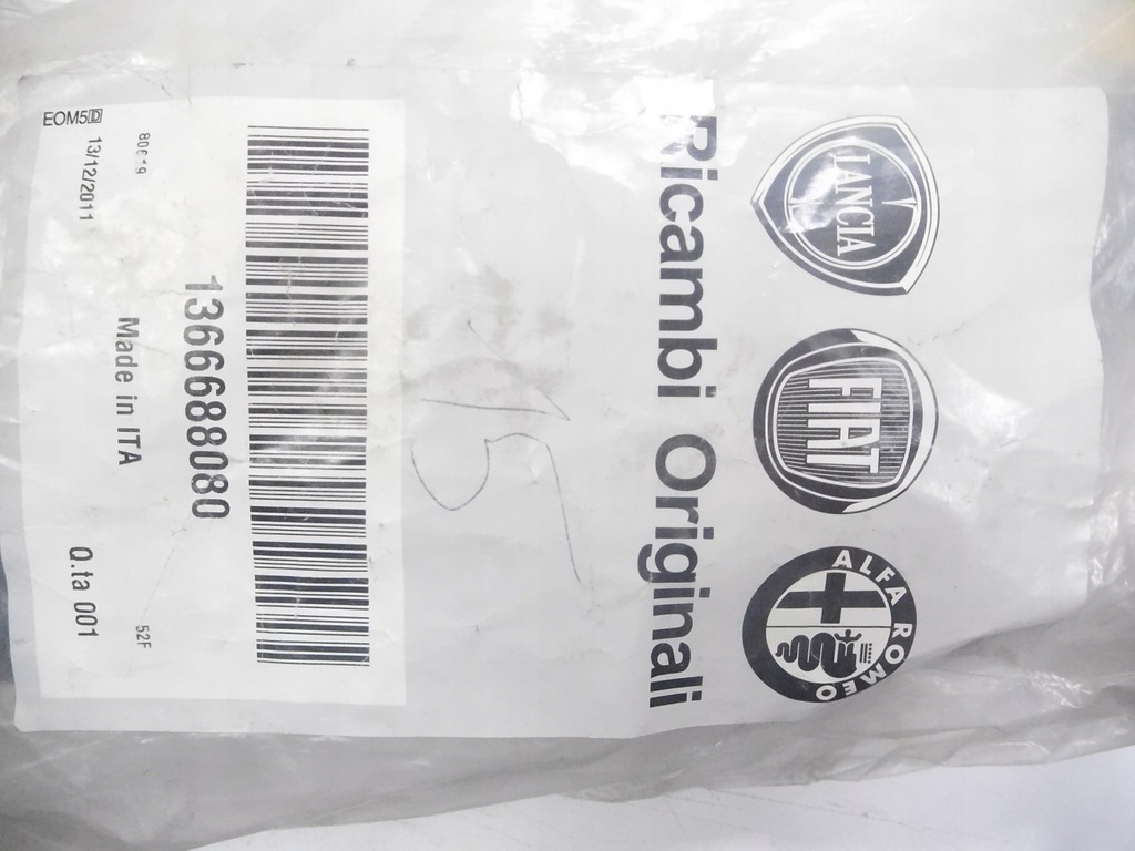 фото №9, Шланг повітря, вентиляція картера fiat ducato оригінальний номер 1366688080