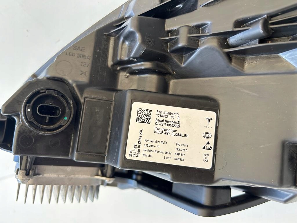 фото №8, Tesla y 3 lift лампа ліва права 1514952 1514953