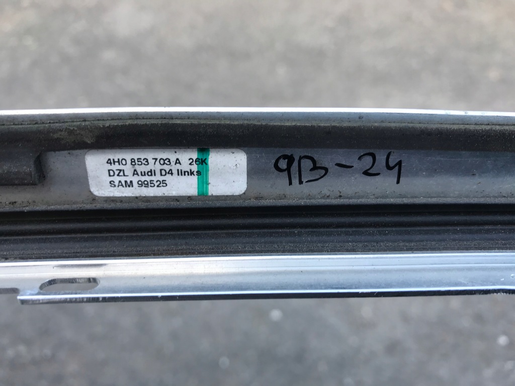 фото №11, Audi a8 молдинг хром 4h0853703a 2011r