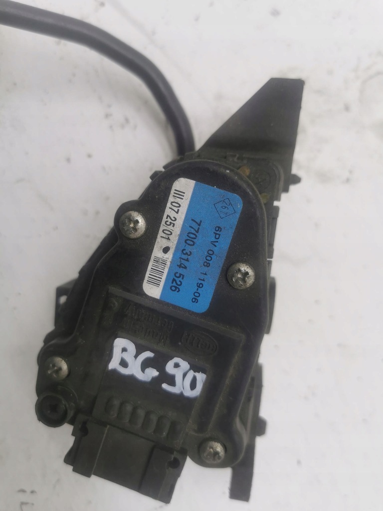 фото №4, Потенциометр газа renault master ii 7700314526