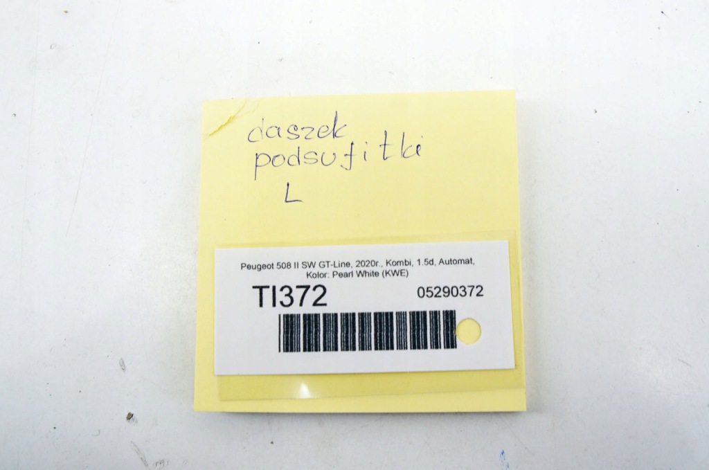 Ti372 peugeot 508 ii gt-line козирок захист сонцезахисна ліва czarna Недорого