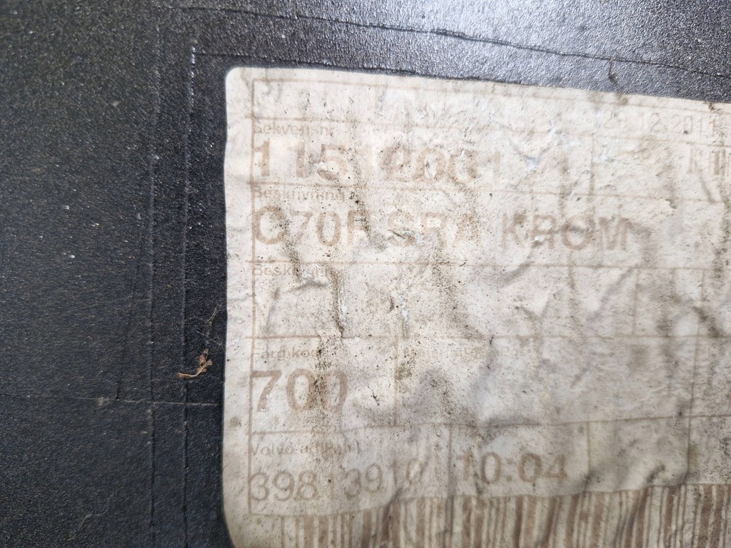 фото №12, Бампер передний volvo c70 typ m lift 09-13 31214846