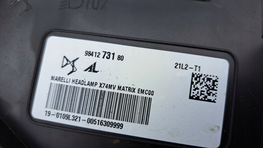 фото №6, Citroen ds7 lift full led лампа передня kpl