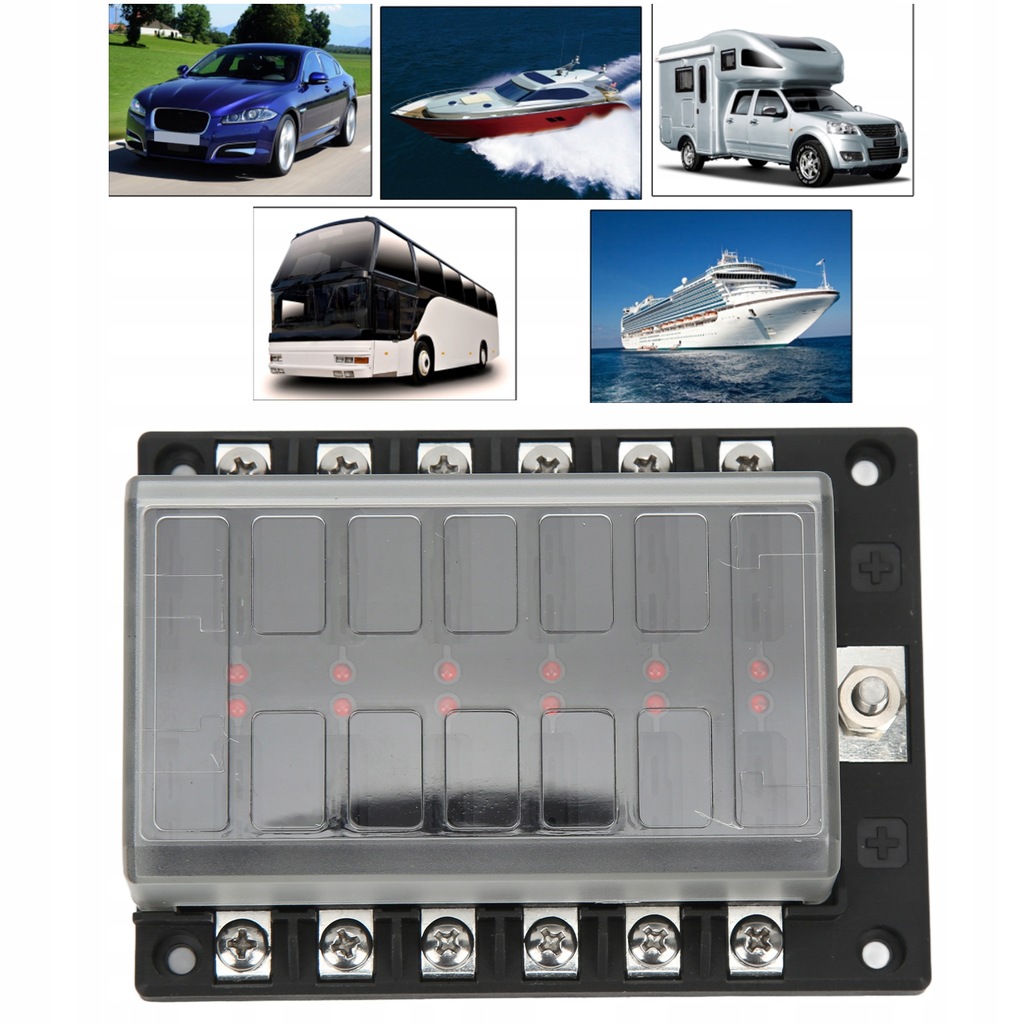 фото №16, Універсальний кронштейн запобіжників 1 na 12 вихід