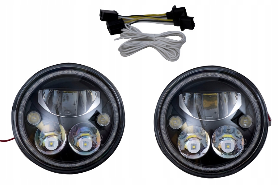 фото №1, Jeep wrangler jk 07-18 лампы передние led 7'' 55w