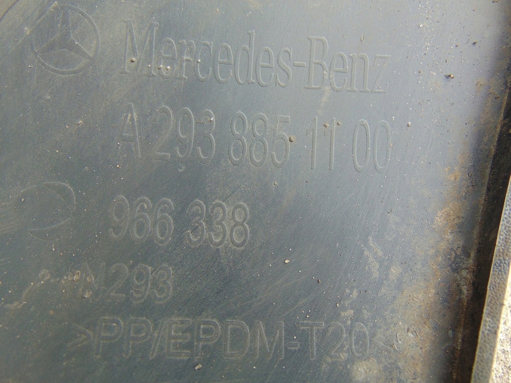 фото №16, Накладка бампера перед mercedes eqc a2938851100