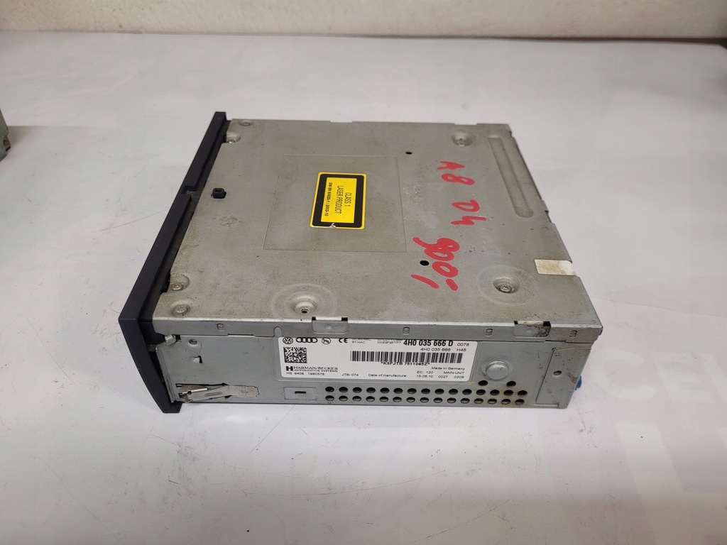 фото №5, Audi a8 d4 мультимедиа считыватель mmi 4h0035666d