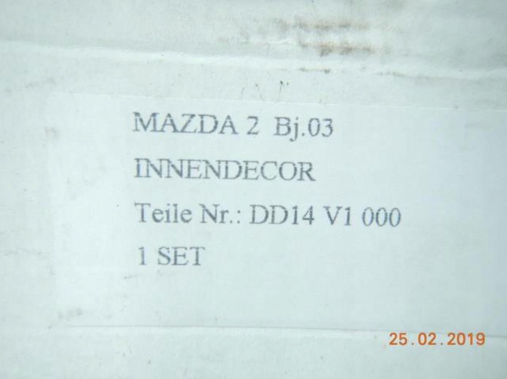 фото №16, Защита молдинг накладка порог mazda 2 dy 03-07