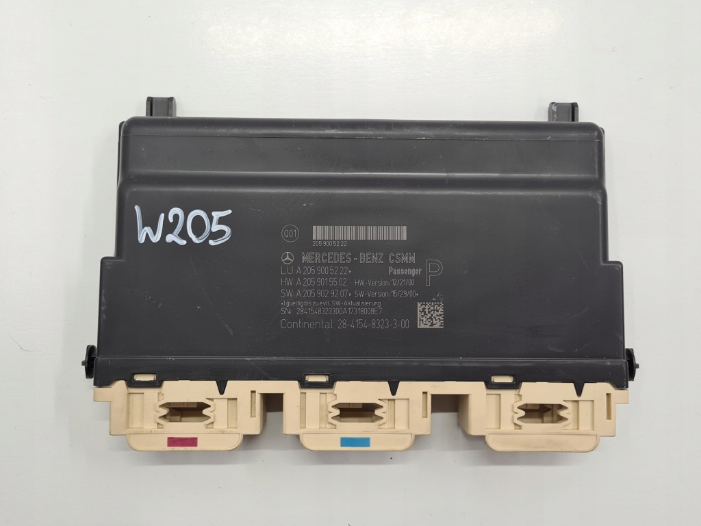 фото №1, Mercedes w205 модуль сиденье левый a2059005222