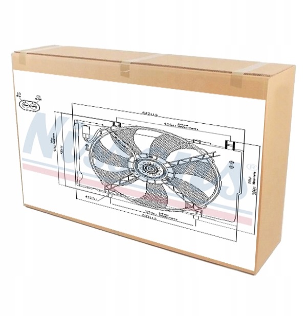 фото №1, Вентилятор радиатора nissens do mercedes slk 320