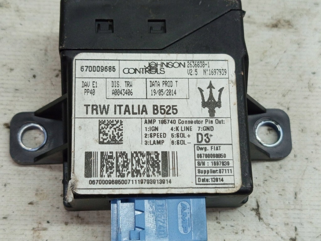 фото №5, Модуль блок керування підсилювача maserati ghibli iii 670009685