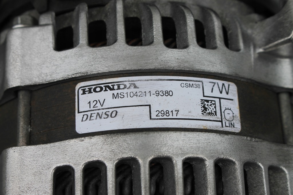 фото №8, Генератор 104211-9380 honda civic x 1.6 i-dtec 17-21