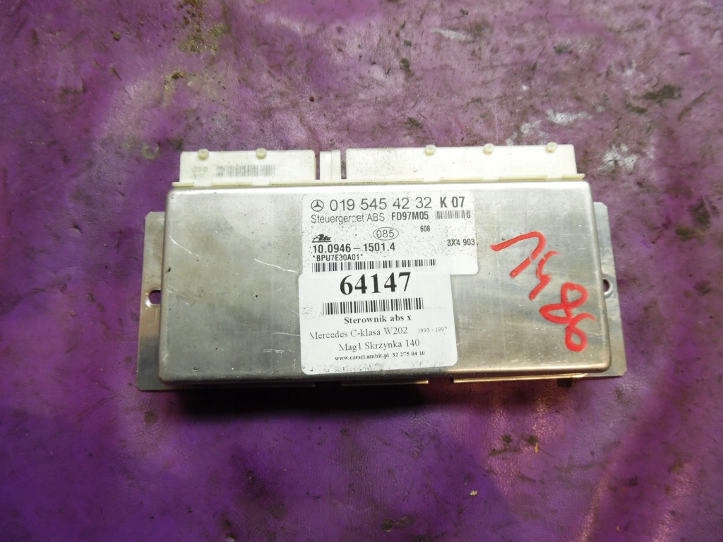 Купить C-klasa w202 модуль блок управления abs 0195454232