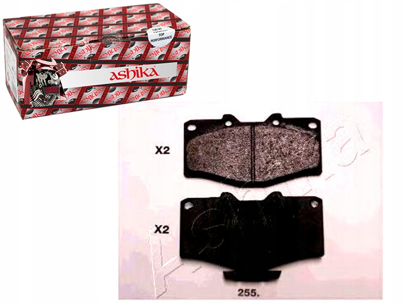 Купити Набір - комплект гальмівних колодок гальмівних [ashika]