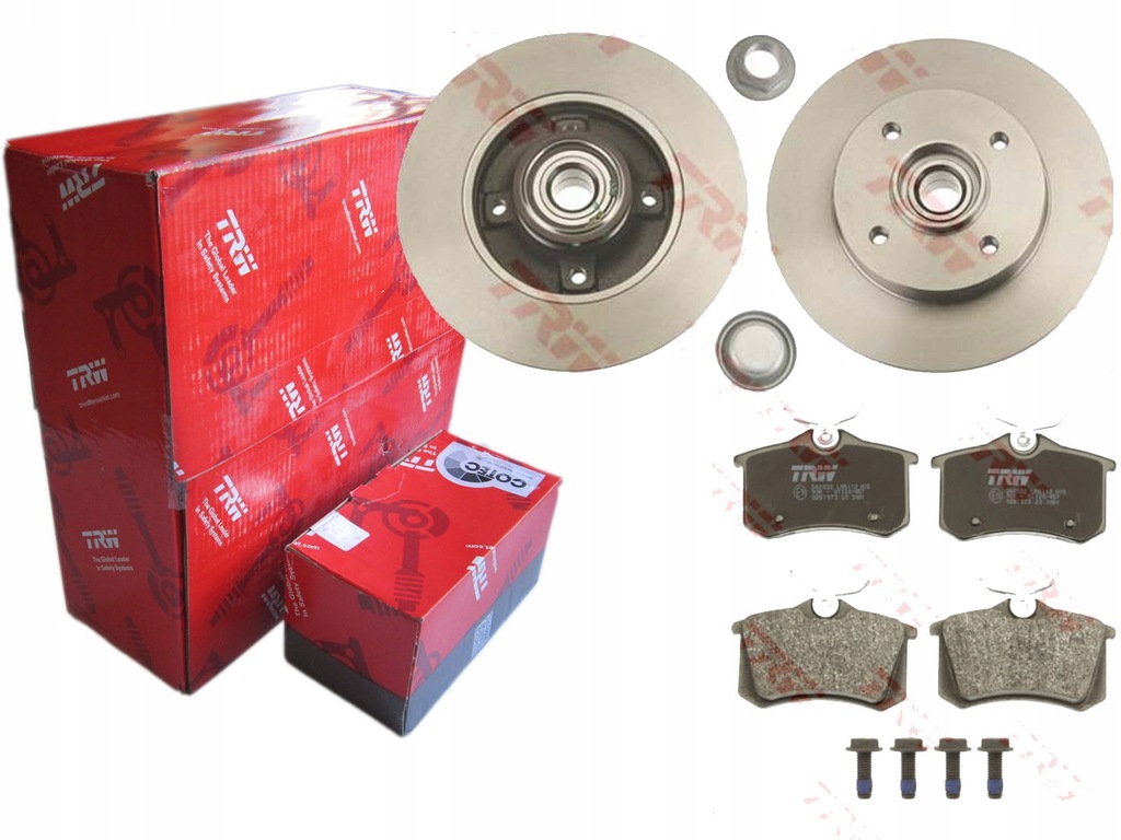 фото №1, Гальмівні диски гальмівні колодки trw задня citroen c3 picasso ds3 250mm