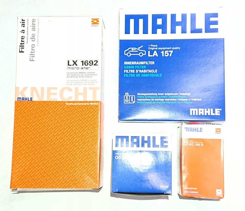 фото №1, Набор фильтров knecht vw bora golf iv 1.9 tdi sdi