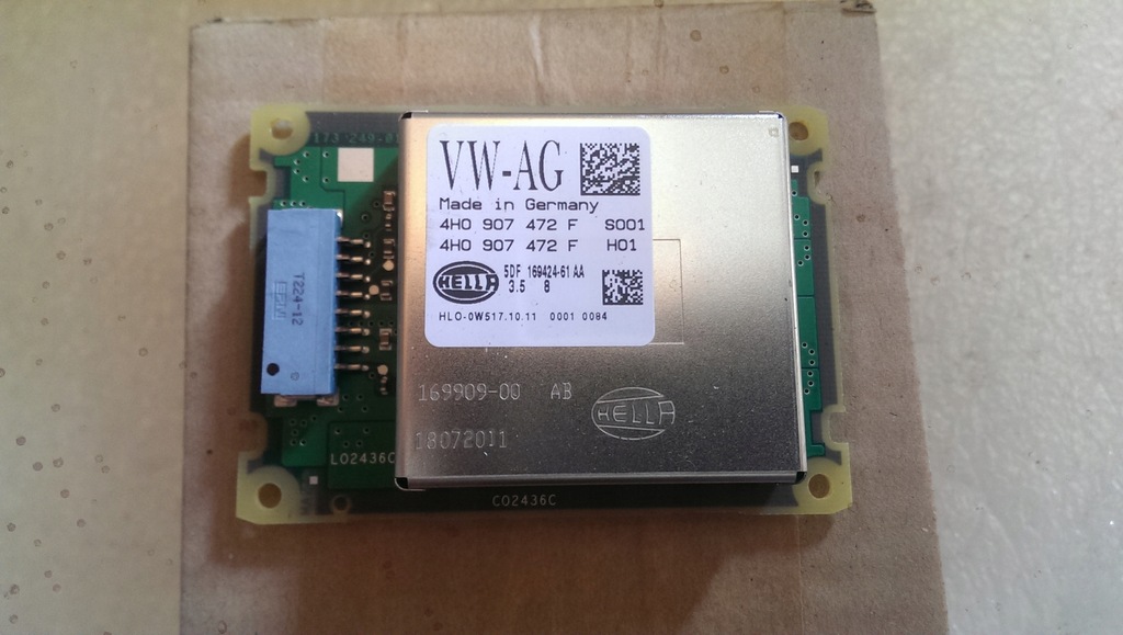 фото №1, Преобразователь модуль full led audi vw 4h0907472f