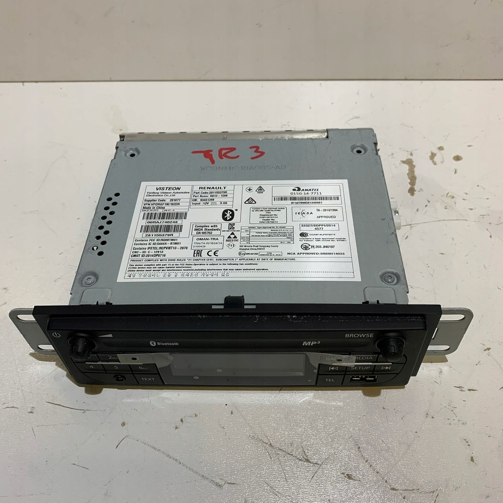 фото №1, Renault trafic iii радио 281155379r