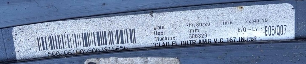 фото №6, Mercedes w167 amg молдинг крыла левый перед a1678809704