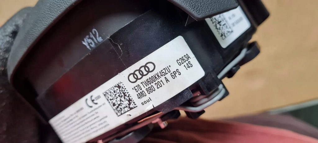 фото №7, Q7 4m ii подушка керма подушка безпеки водія 4m0880201a