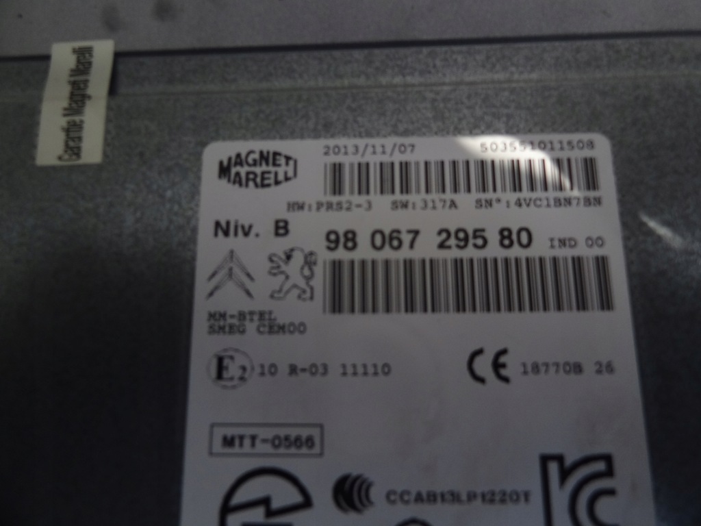 фото №6, Peugeot 208 2013 дисплей екран радіо 9806729580 europa оригінал