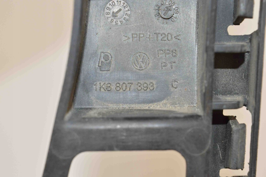 фото №9, Левый направляющая заднего бампера vw scirocco 137, 138 1k8807393 2098563 1.4l