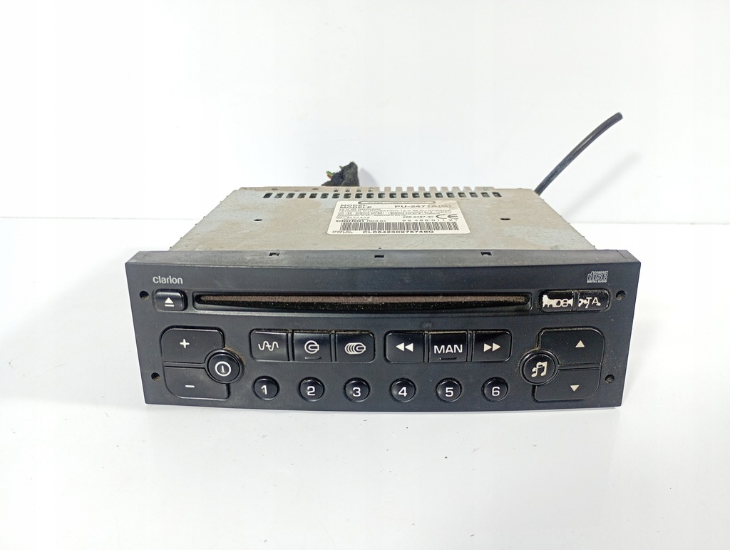 фото №1, Citroen c2 03-09 радио cd оригинальные отсутствует код оригинальный номер 96488011xt