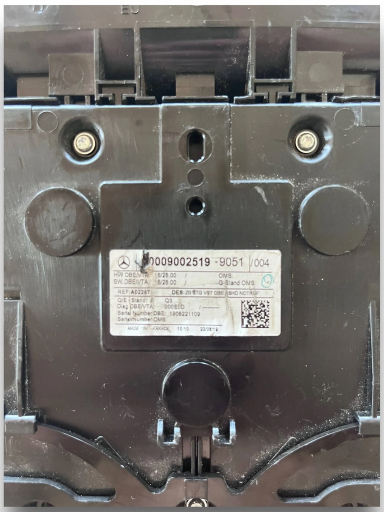 фото №6, Mercedes w247 лампа потолочный a0009002519 #124 !m