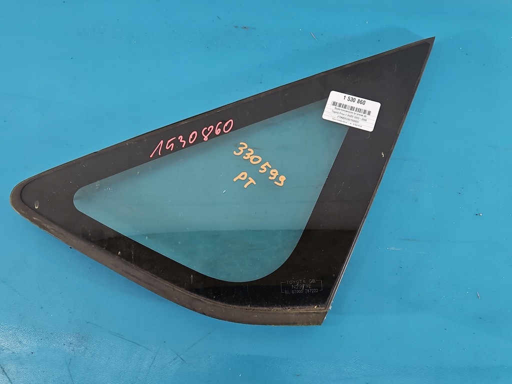 фото №1, Стекло кузовная задняя правая toyota prius ii xw20 03- hb