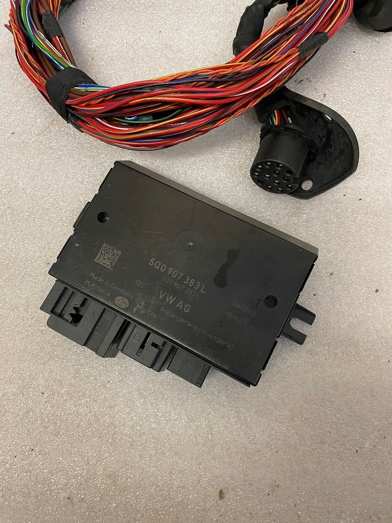 фото №6, Vw octavia iii 5e0 жгут фаркоп модуль 5q0907383l