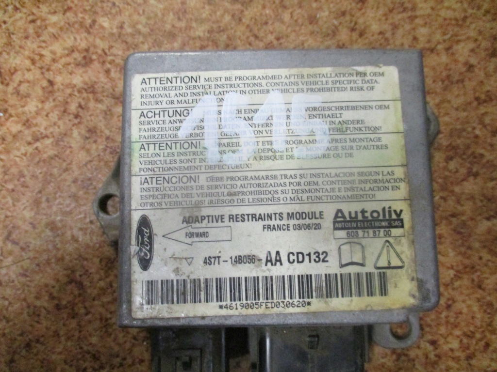 фото №1, Модуль датчик air bag ford mondeo mk3 4s7t14b056aa