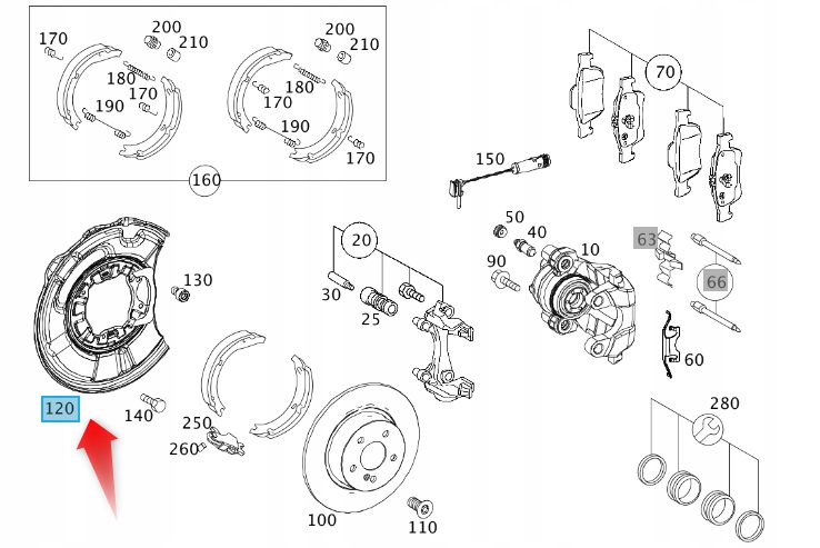 фото №1, Диск якорная mercedes e w211 cls c219 sl r230 p a2304201444