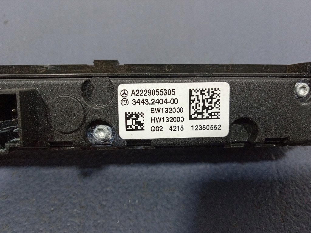 фото №6, Mercedes s klasa w222 панель керування перемикачі a2229055305