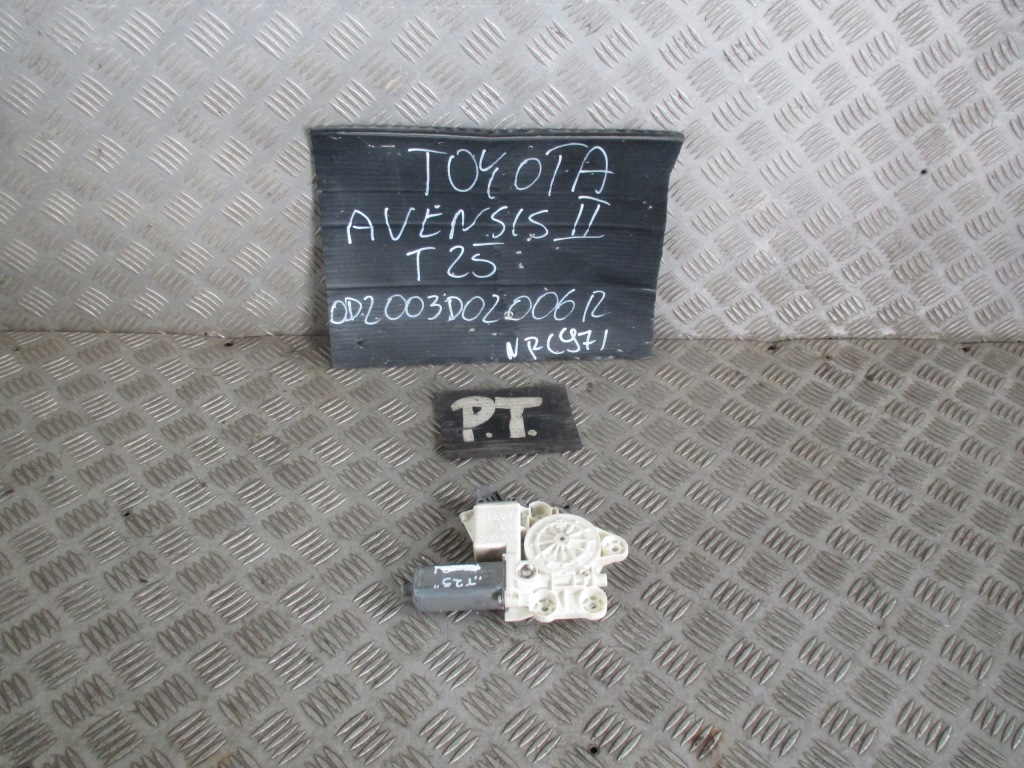 фото №6, Моторчик окон правый задняя toyota avensis t25 02-06r