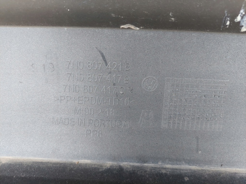 фото №8, Vw sharan 7n0 10-19r. бампер задняя. a515