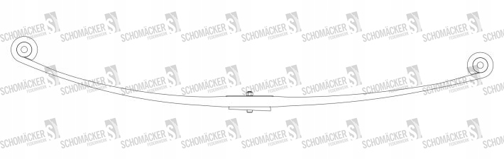 фото №1, Рессора daf o.e. 1913285, schomäcker 29426000