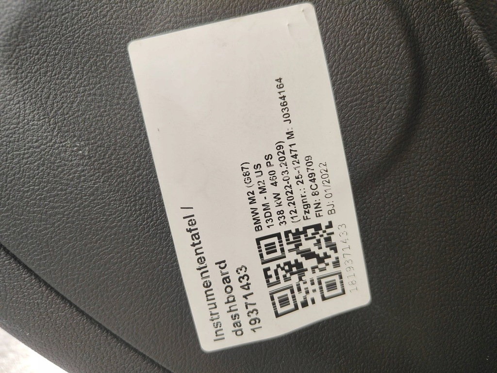 фото №14, Bmw g20 g22 g23 g26 g42 g80 lci приборная панель приборная консоль bez hud оригинал