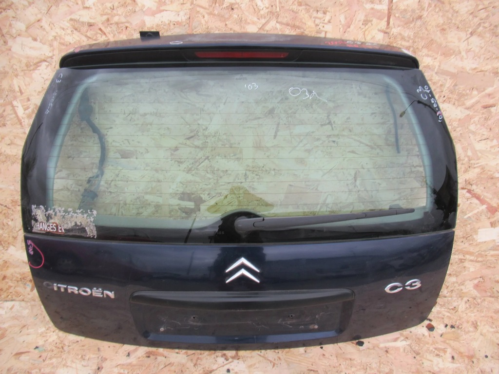 фото №1, Крышка багажника задняя citroen c3 i