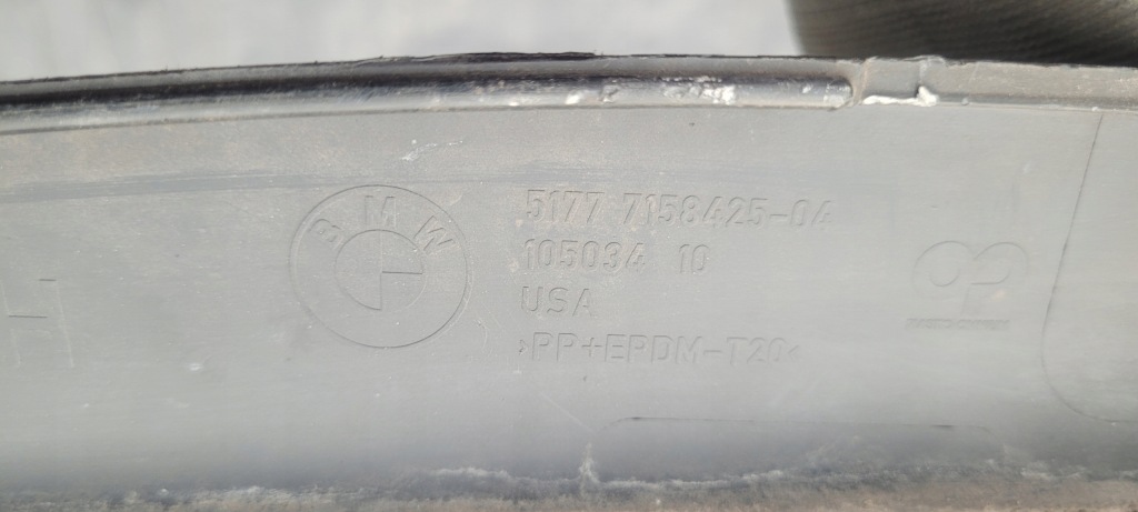 фото №8, Bmw x5 e70 молдинг крыла левый задняя