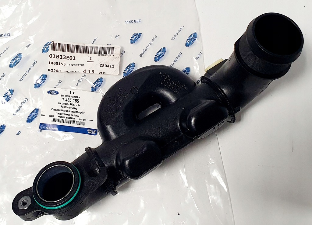 фото №1, Шланг інтеркулер резонатор ford citroen 1.6 tdci hdi оригінал 1465155
