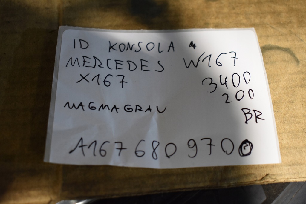 фото №8, Idealna консоль mercedes w167 x167 magma grau 1