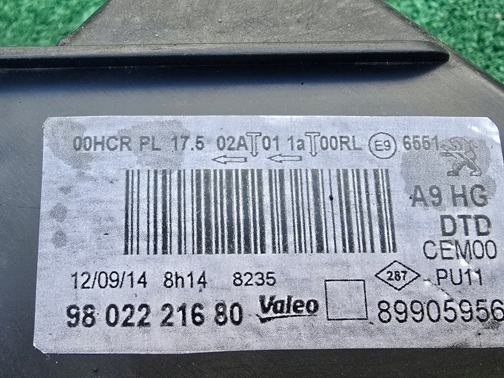 фото №6, Peugeot 208 лінза+ led лампа передня