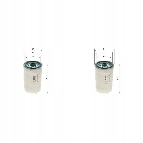 фото №1, 2 x фильтр топлива bosch do alfa romeo, audi, citroën, deutz-fahr, fendt