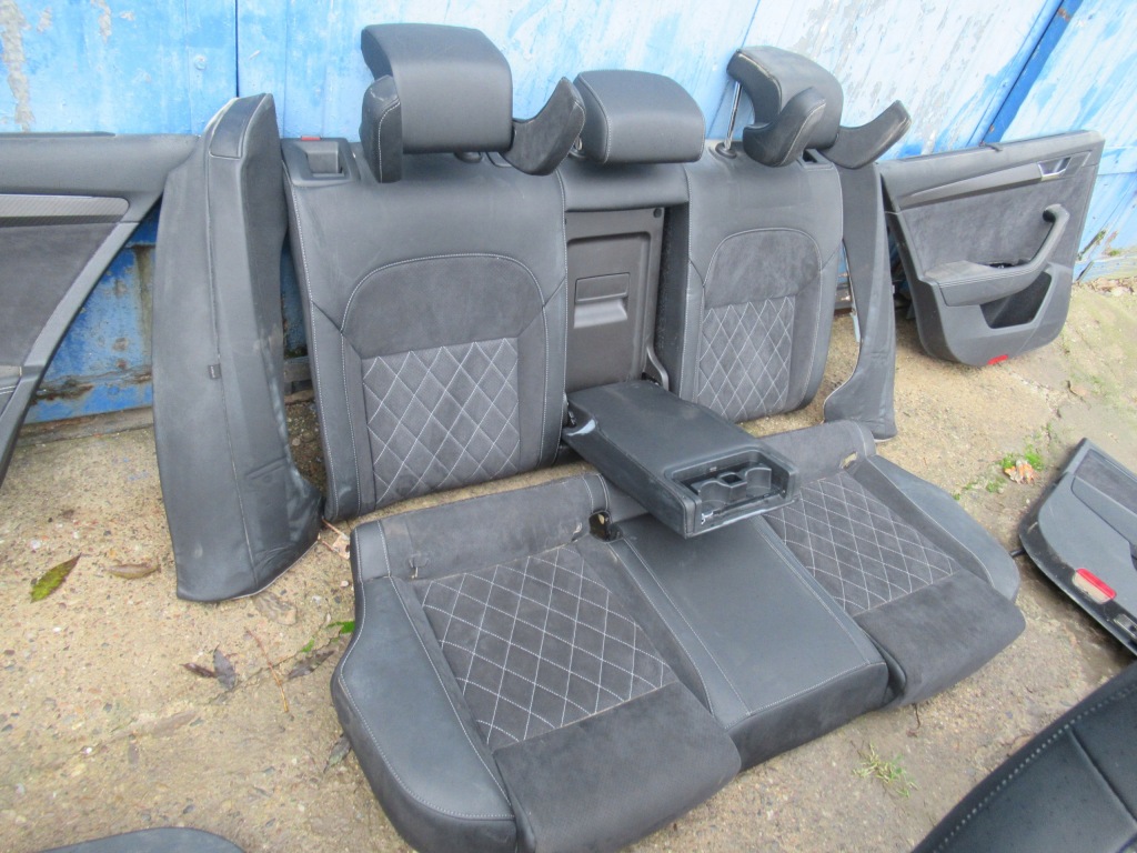 фото №14, Skoda superb iii lift sportline kombi сидіння підігрів alcantara заднє сидіння обшивки