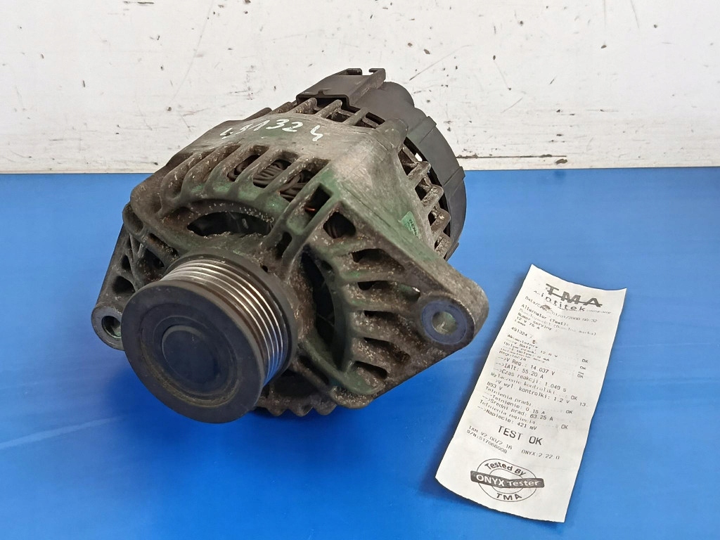 фото №1, Fiat idea i .9jtd генератор 46782213 denso 150a перевірений