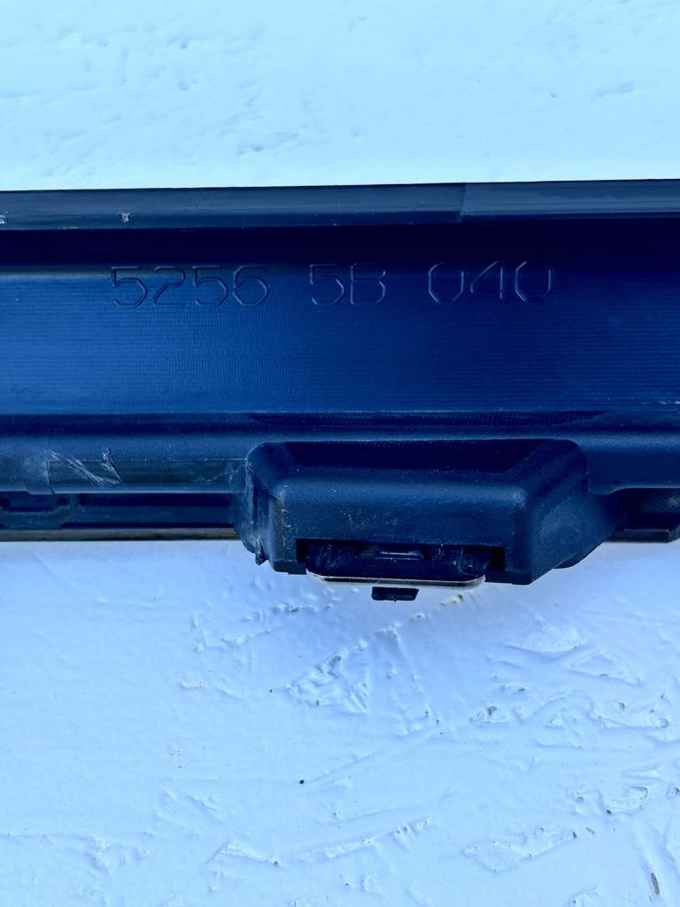 фото №11, Lexus es vii 2018- спойлер накладка молдинг бампера хром задня 52105-33020