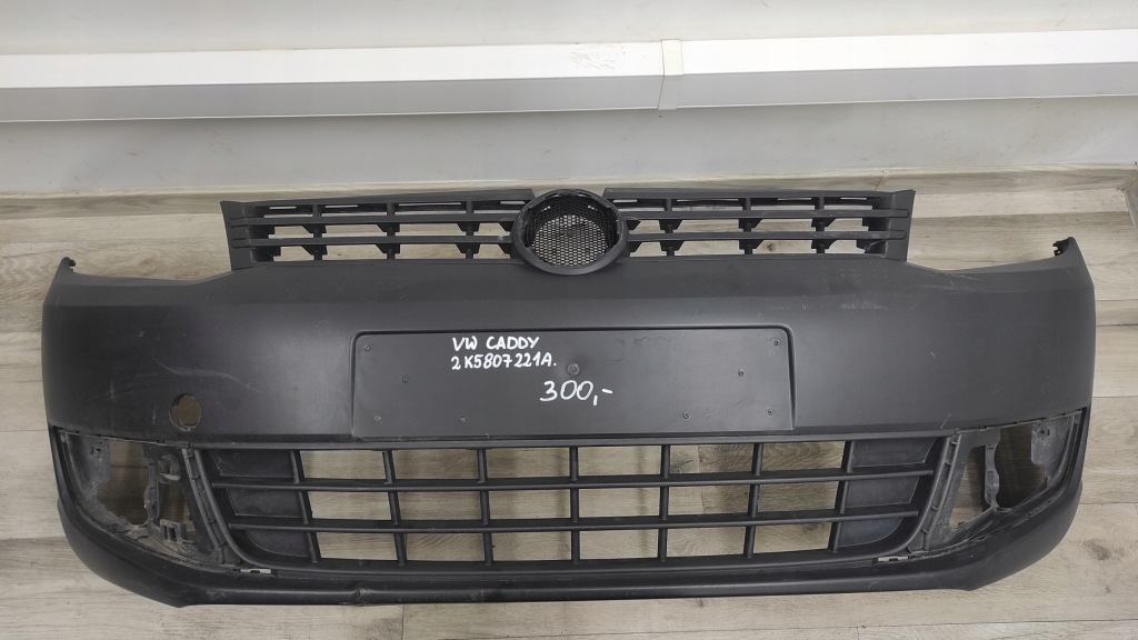 фото №1, Vw caddy 2k5807221a бампер перед оригінал.