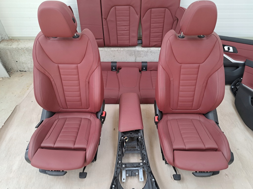 фото №4, Сидіння заднє сидіння оббивка bmw 3 g20 комплект tacora-rot